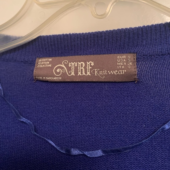 Bright Royal Blue Snap-button Cardigan (Med) - Picture 6 of 11